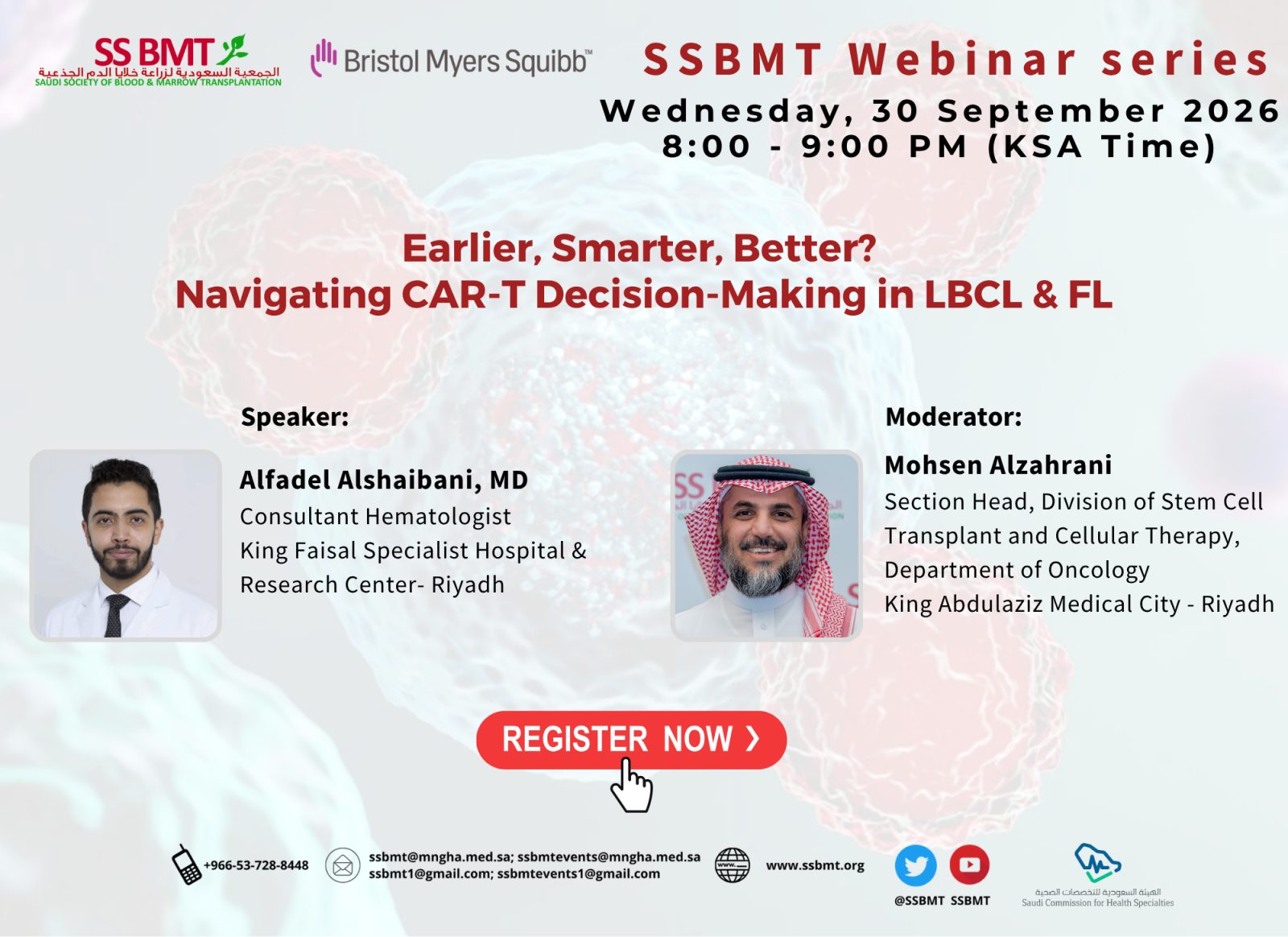 Earlier, Smarter, Better?" Navigating CAR-T Decision-Making in LBCL & FL poster